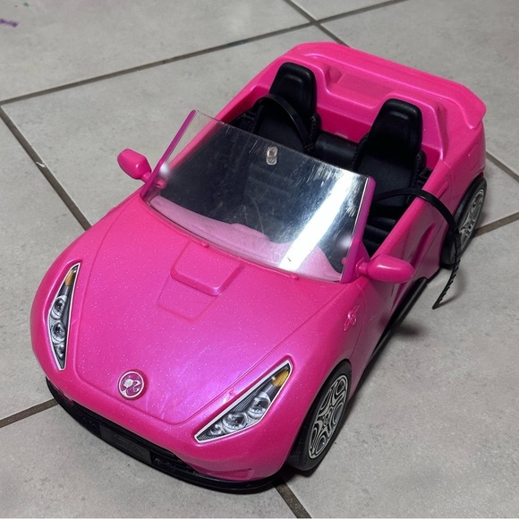 Barbie Doll Pink Glam Toy Convertible Car - Picture 2 of 6